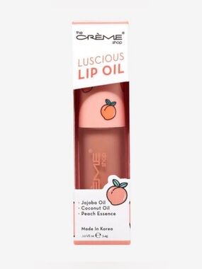 The Crème Shop Luscious Lip Oil Peach Cobbler